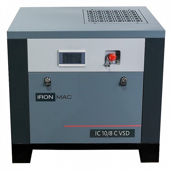 Винтовой компрессор IRONMAC IC 10/8 C VSD (IP 54)