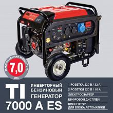 Бензиновый генератор Fubag TI 7000 A ES — фото 2